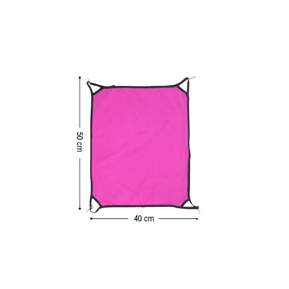 ที่นอนแมวแขวนกรง THAI SUN SPORT รุ่น PET0012-PK ขนาด 40*50 สีชมพู